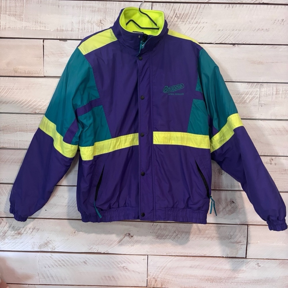 Vintage Pepsi  Snapple 90's‎ Men's L Parka Winter Jacket Ski Vintage Rare
